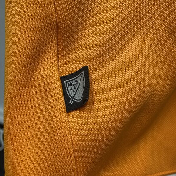 Houston Dynamo Goalie Jersey Shirt Adidas Long Sleeve Orange Size XL - Picture 7 of 7